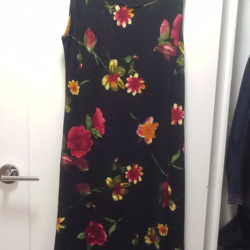 Evolution and Creation Red and Orange Sheath Maxi Dress